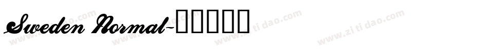 Sweden Normal字体转换